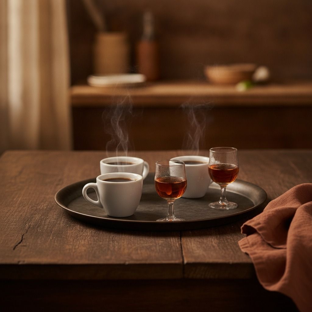 Coffee with Vieux Marc (AI-generated preview)