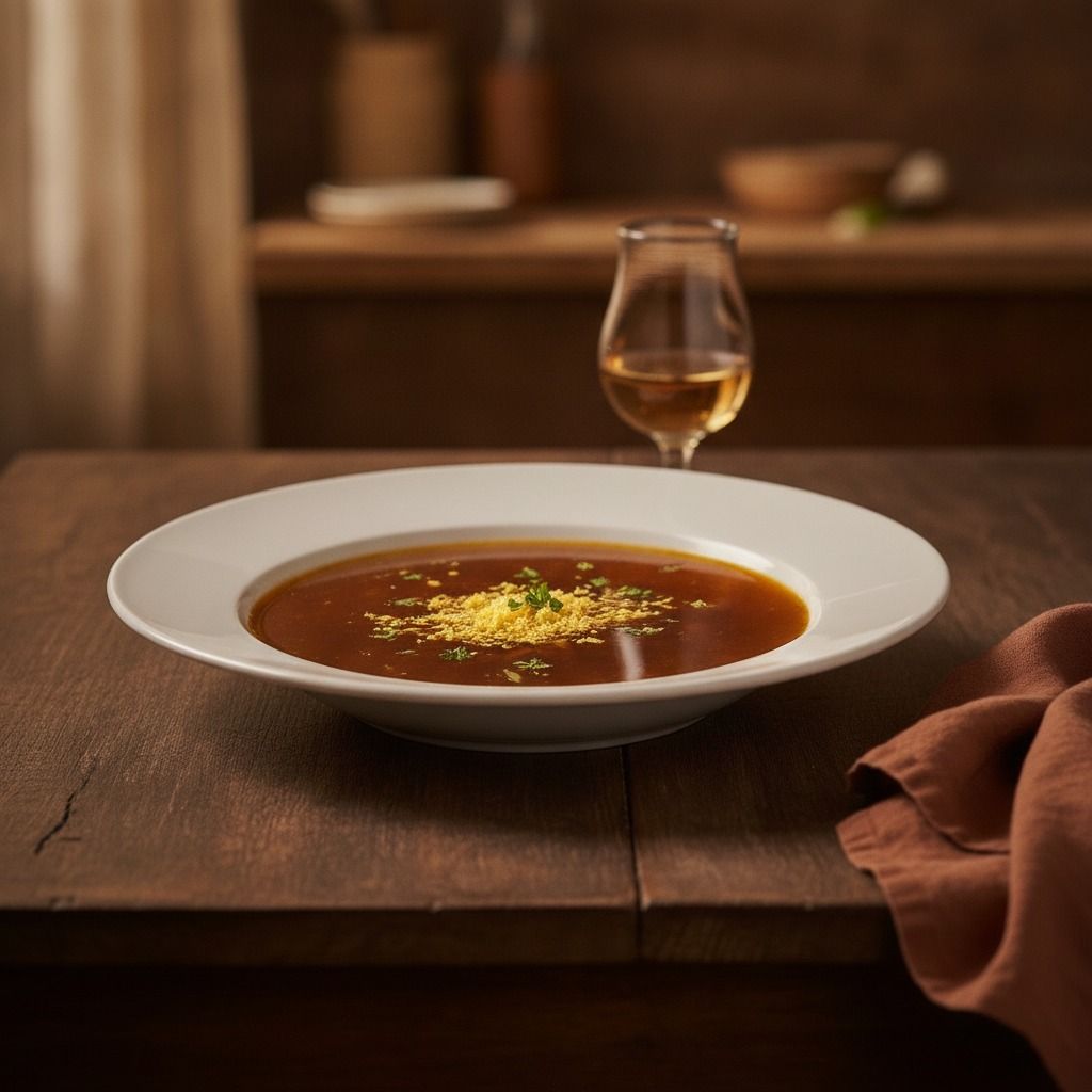 Potage à la Tortue (Turtle Soup) (AI-generated preview)