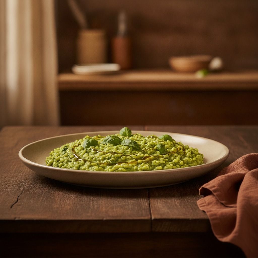 Pesto Risotto (AI-generated preview)