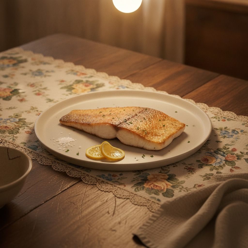 Pan-Seared Turbot (AI-generated preview)