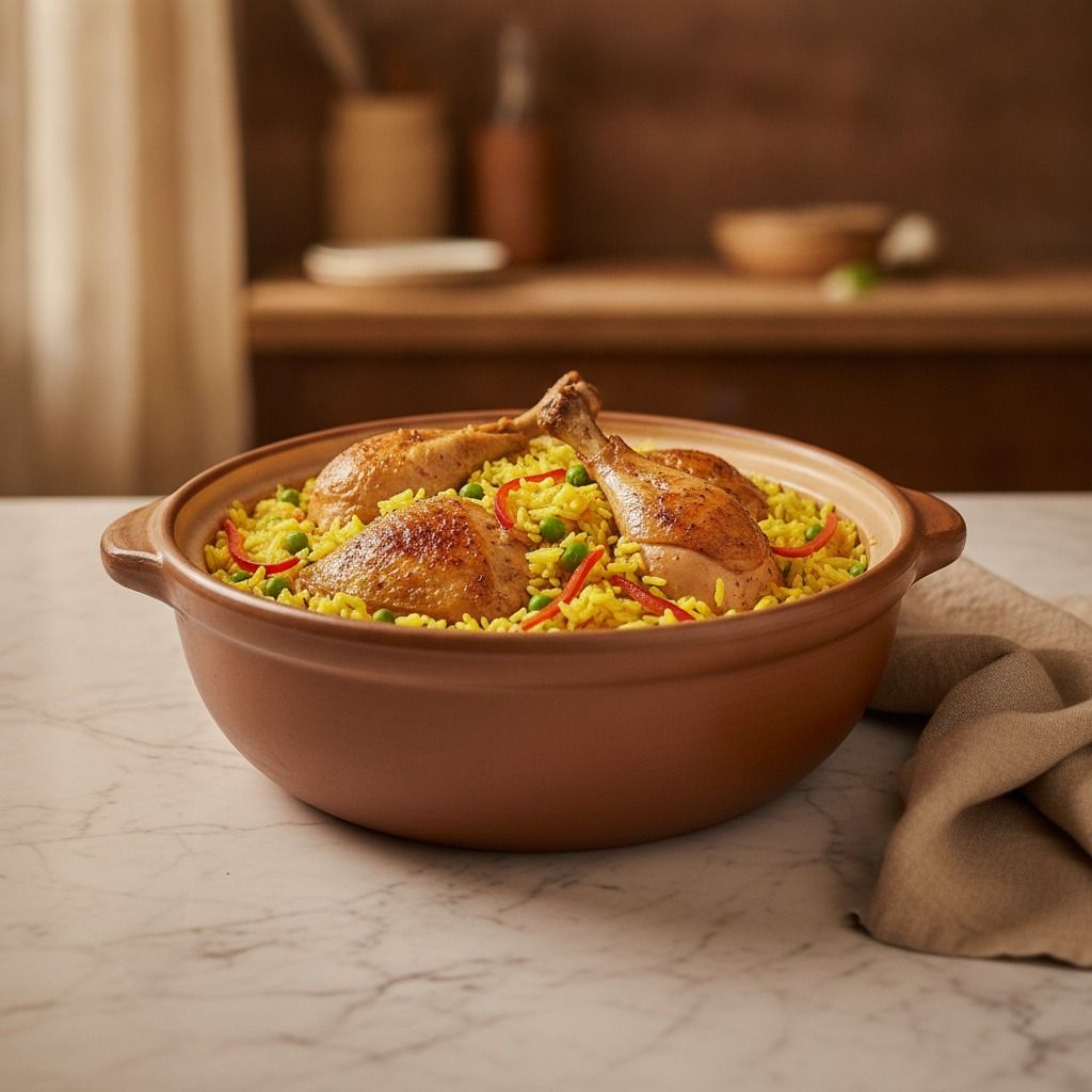 Arroz con Pollo (AI-generated preview)