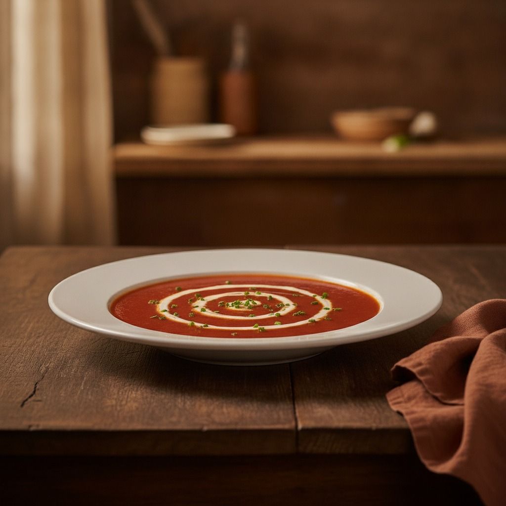 Tomato Soup à la Gasconne (AI-generated preview)