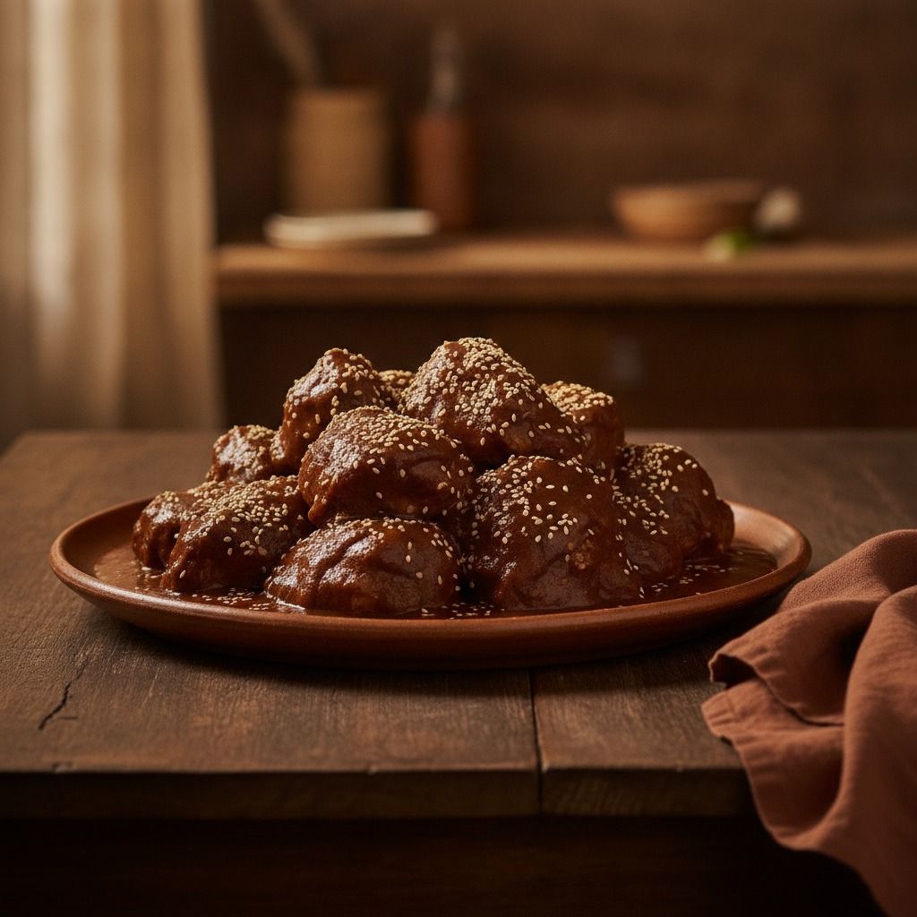 Wild Hare in Mole Poblano (AI-generated preview)