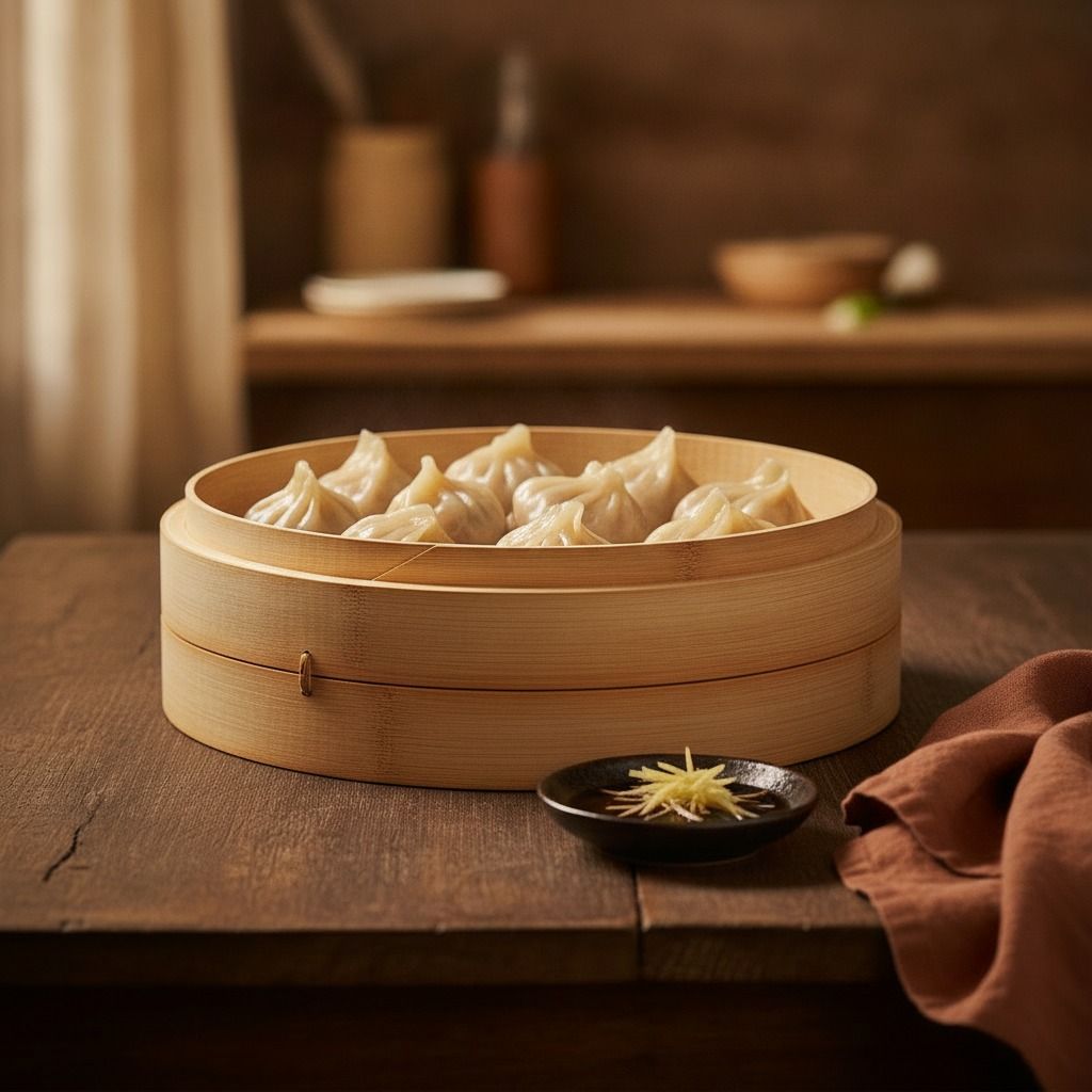 Steamed Pork Dumplings (AI-generated preview)