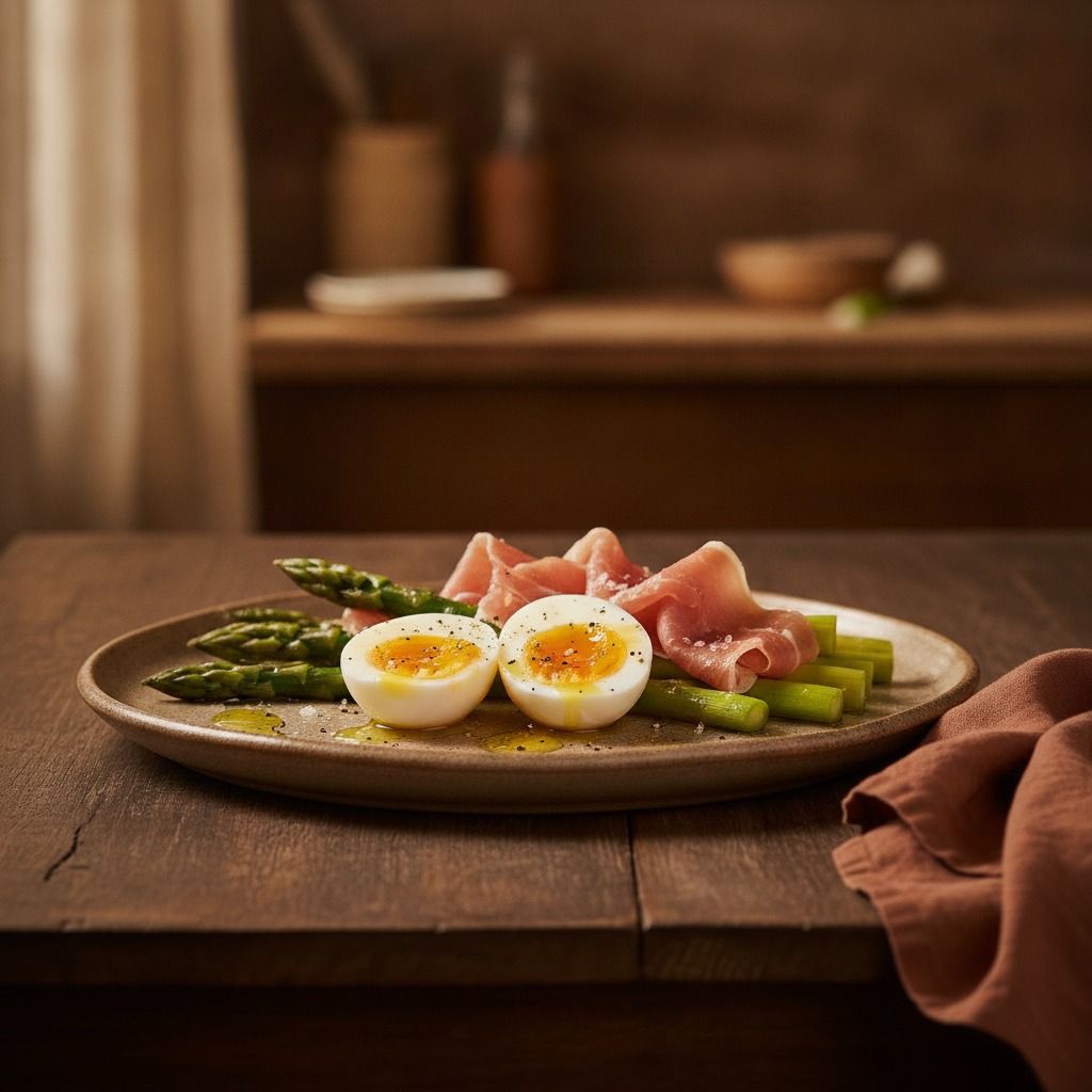 The Solo Asparagus Breakfast (AI-generated preview)