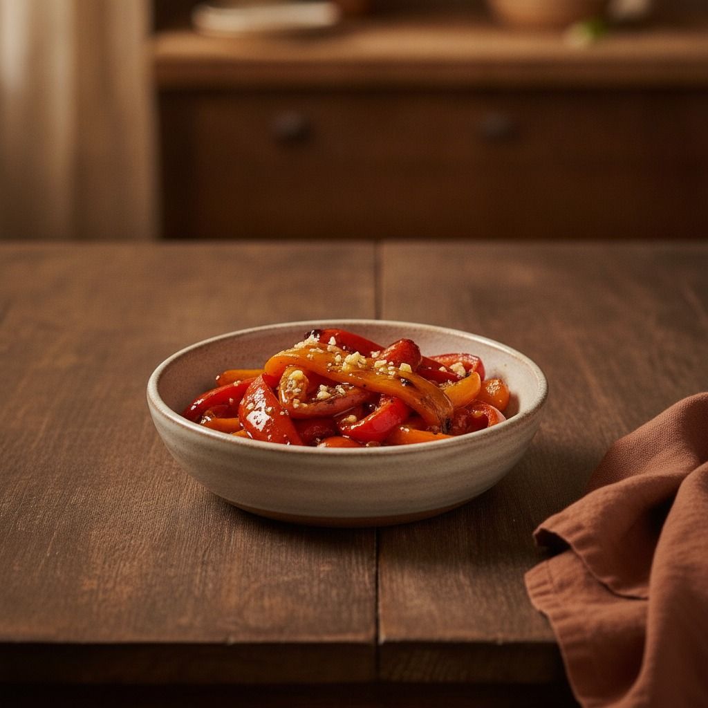 Last-Day Roasted Peppers (AI-generated preview)