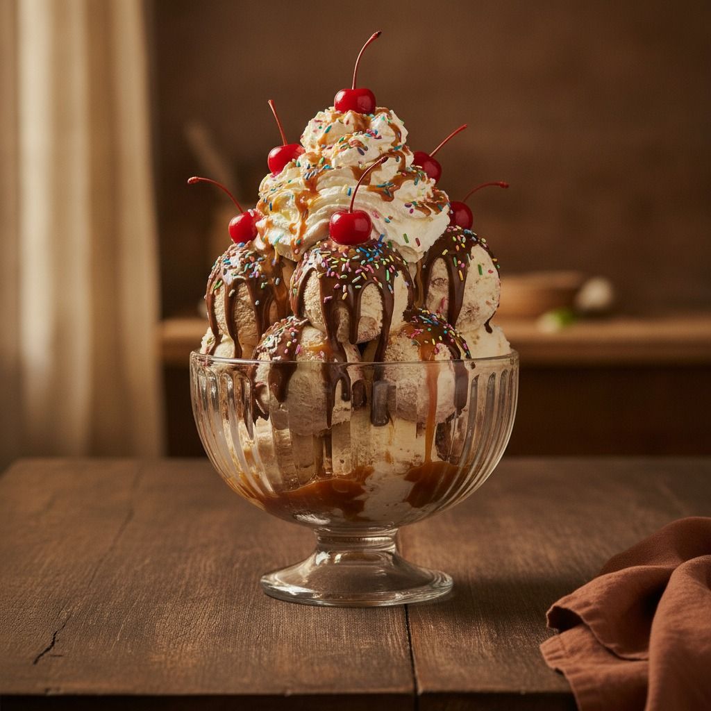 Kevin's Colossal Sundae (AI-generated preview)