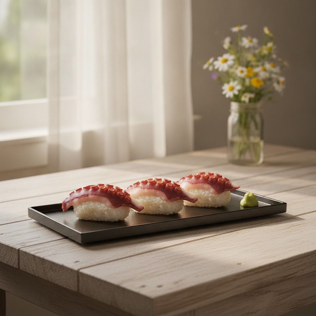 Sushi Master's Octopus Nigiri (AI-generated preview)