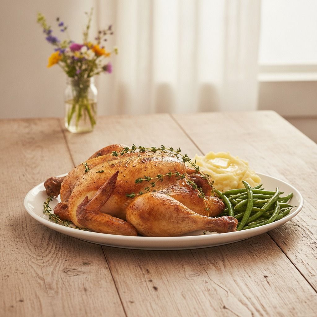 Jake's Favorite Roast Chicken Dinner (AI-generated preview)