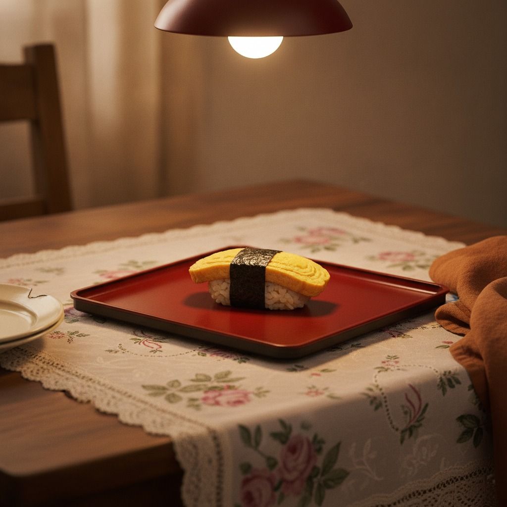 Tamagoyaki (Sweet Egg Sushi) (AI-generated preview)