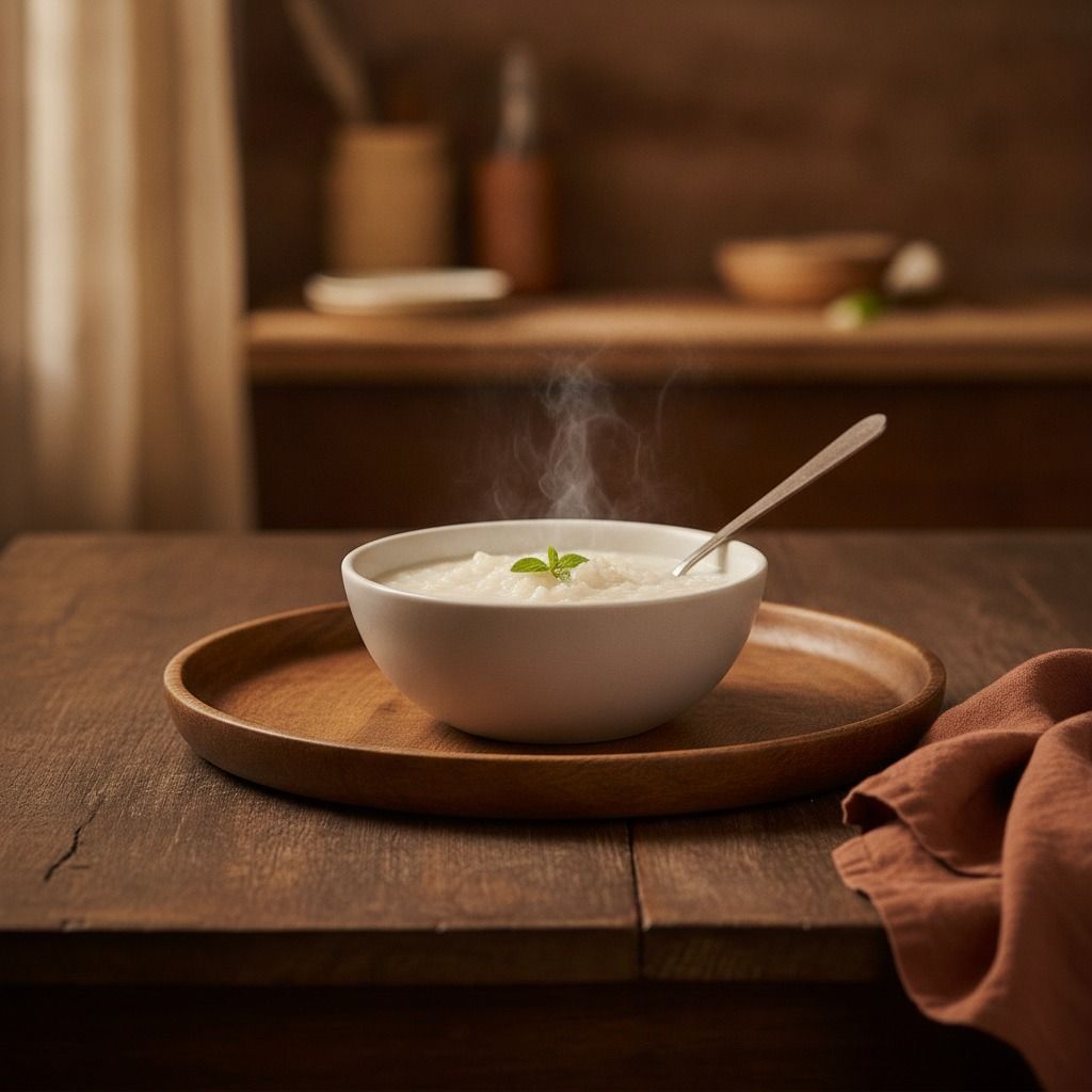 Osono's Milk Porridge (Okayu) (AI-generated preview)