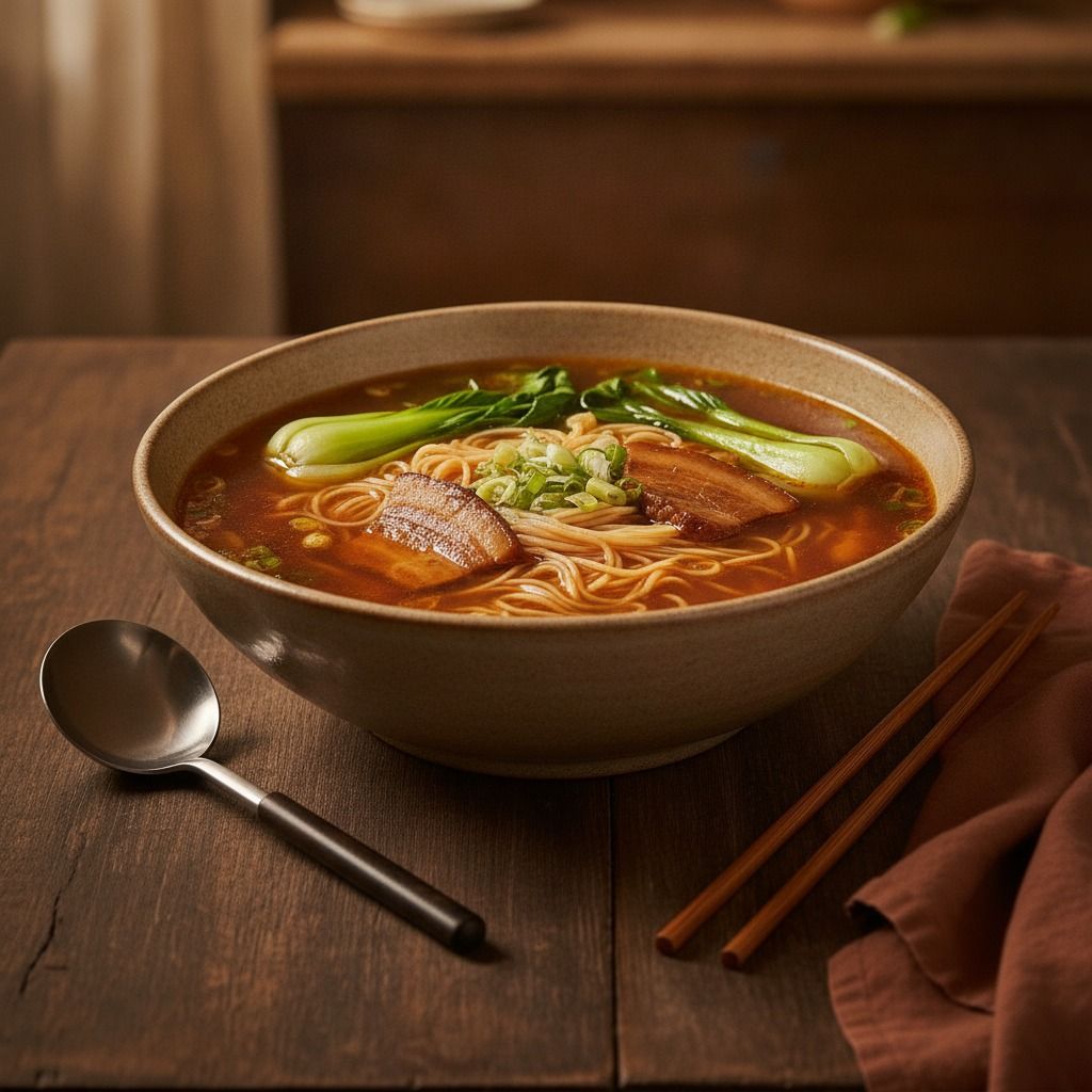 Secret Ingredient Noodle Soup (AI-generated preview)