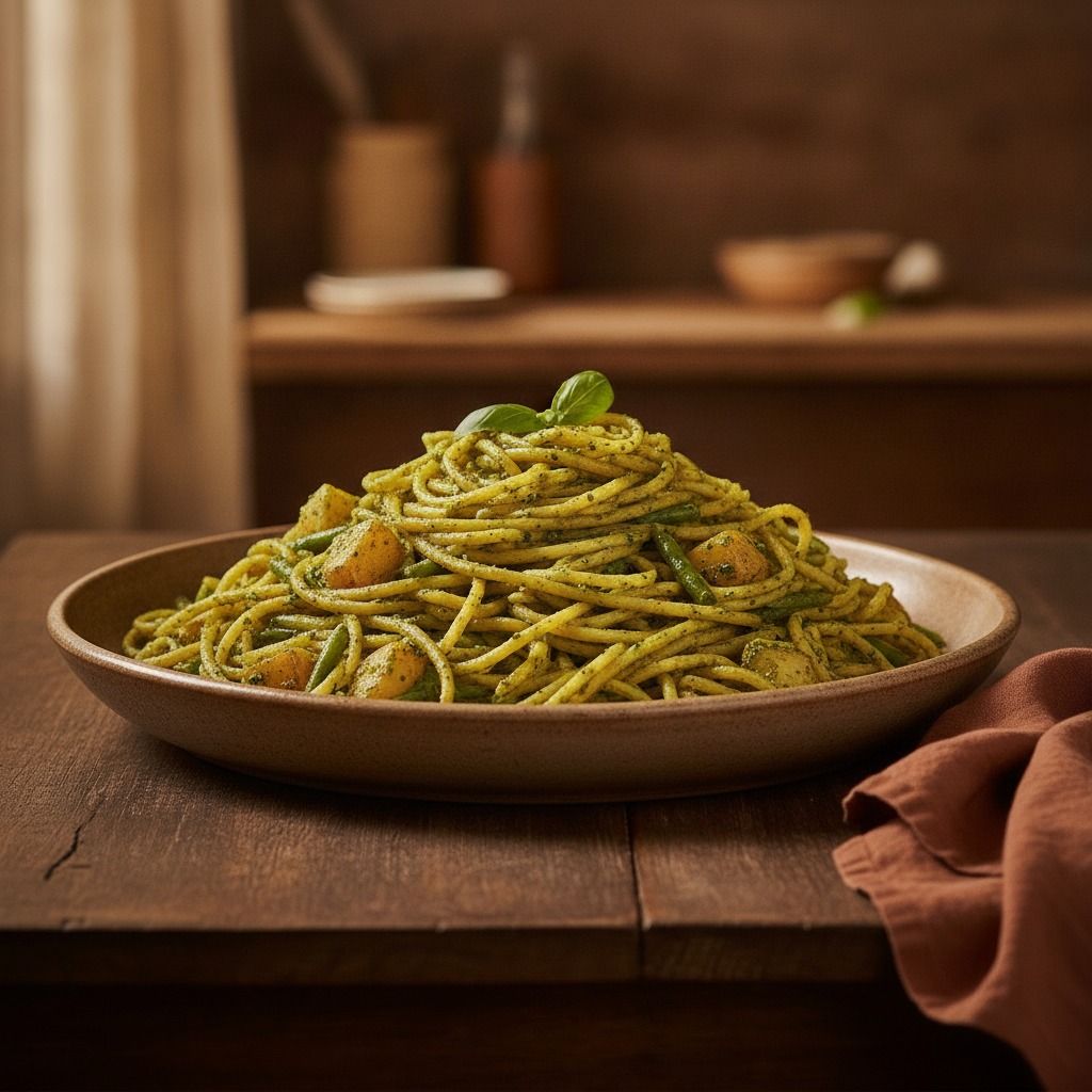 Trenette al Pesto (AI-generated preview)