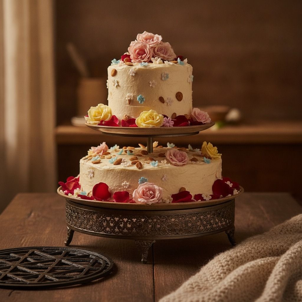 Towering Celebration Cakes (AI-generated preview)