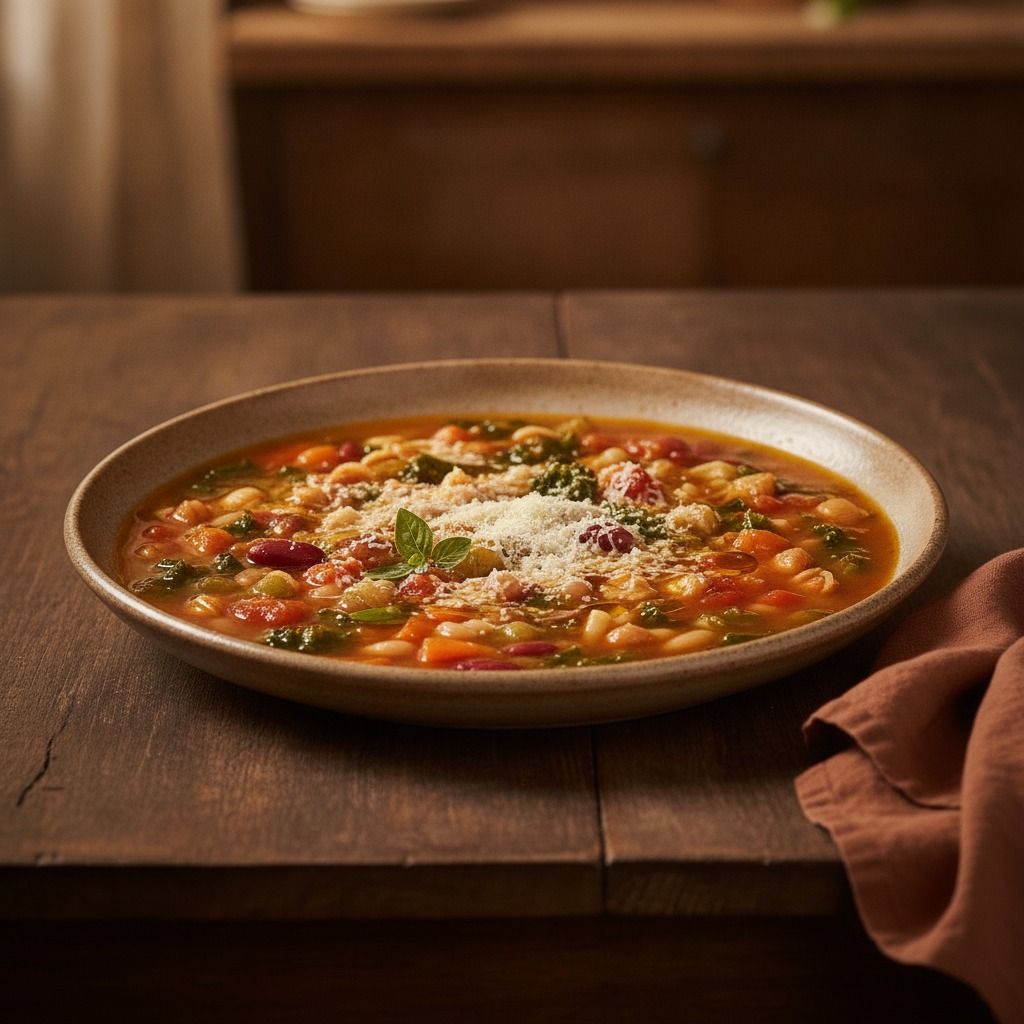 Rosalia's Minestrone (AI-generated preview)