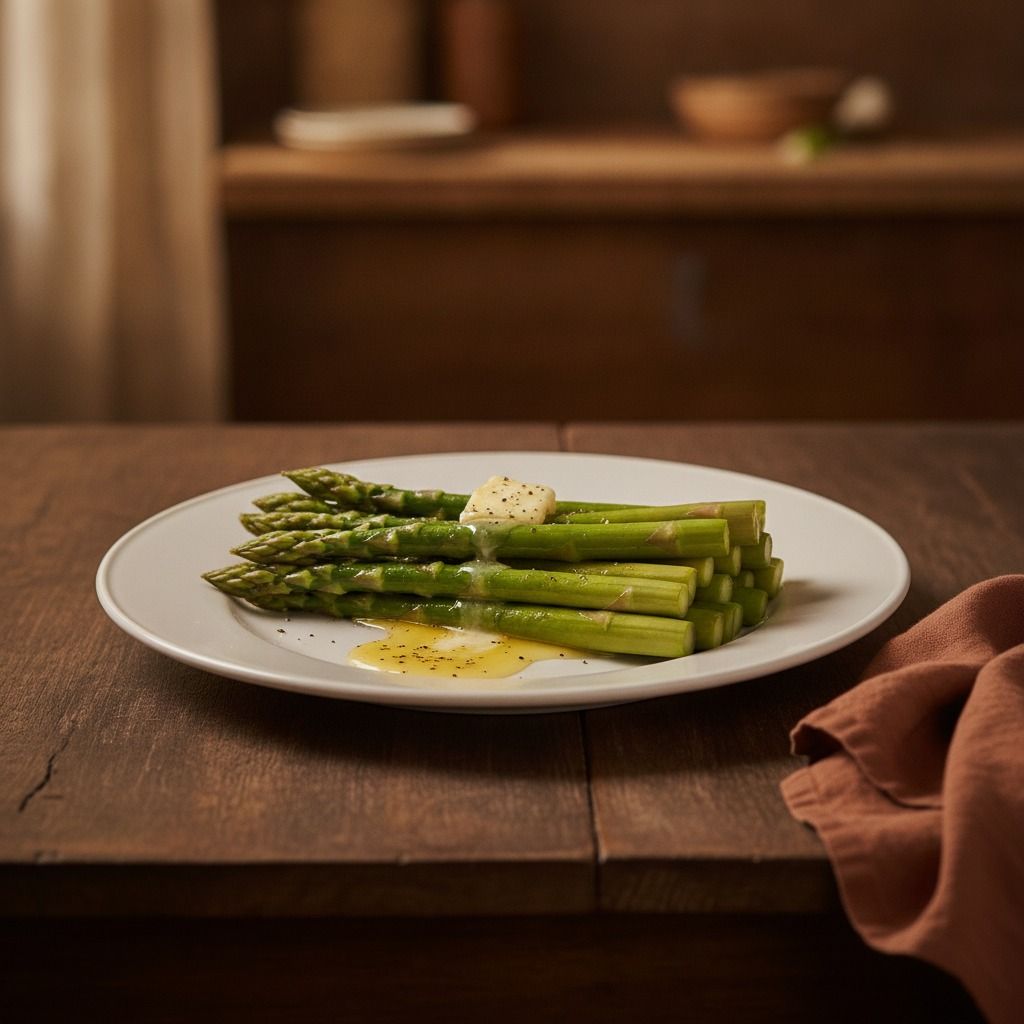 Asparagus with Butter (AI-generated preview)