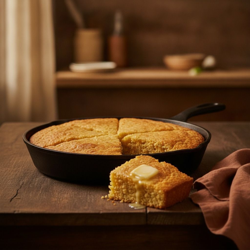 Skillet Cornbread (AI-generated preview)