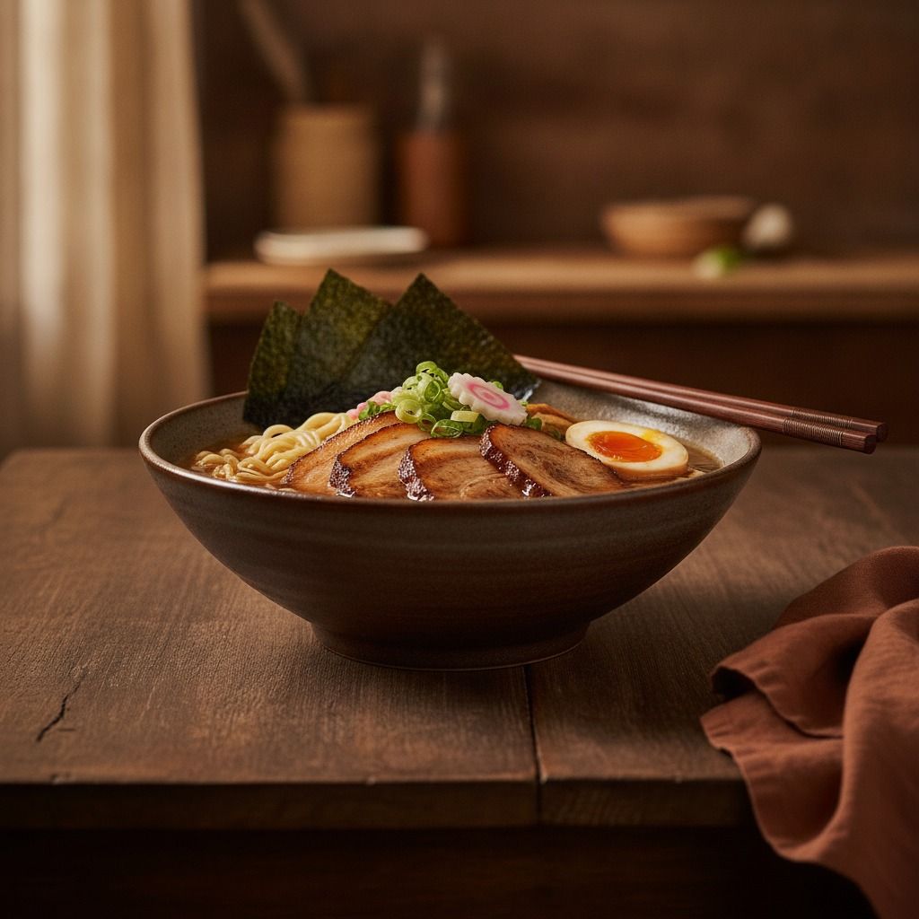 Tampopo's Shoyu Ramen (AI-generated preview)