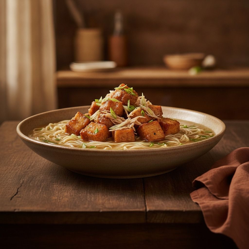 Spring Onion Noodles (AI-generated preview)