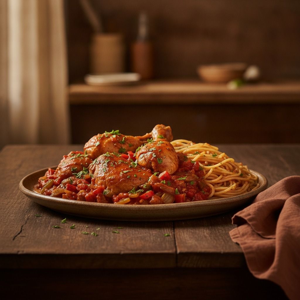 Chicken Cacciatore (AI-generated preview)