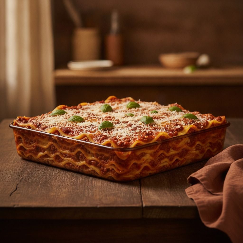 Connie's Wedding Lasagna (AI-generated preview)