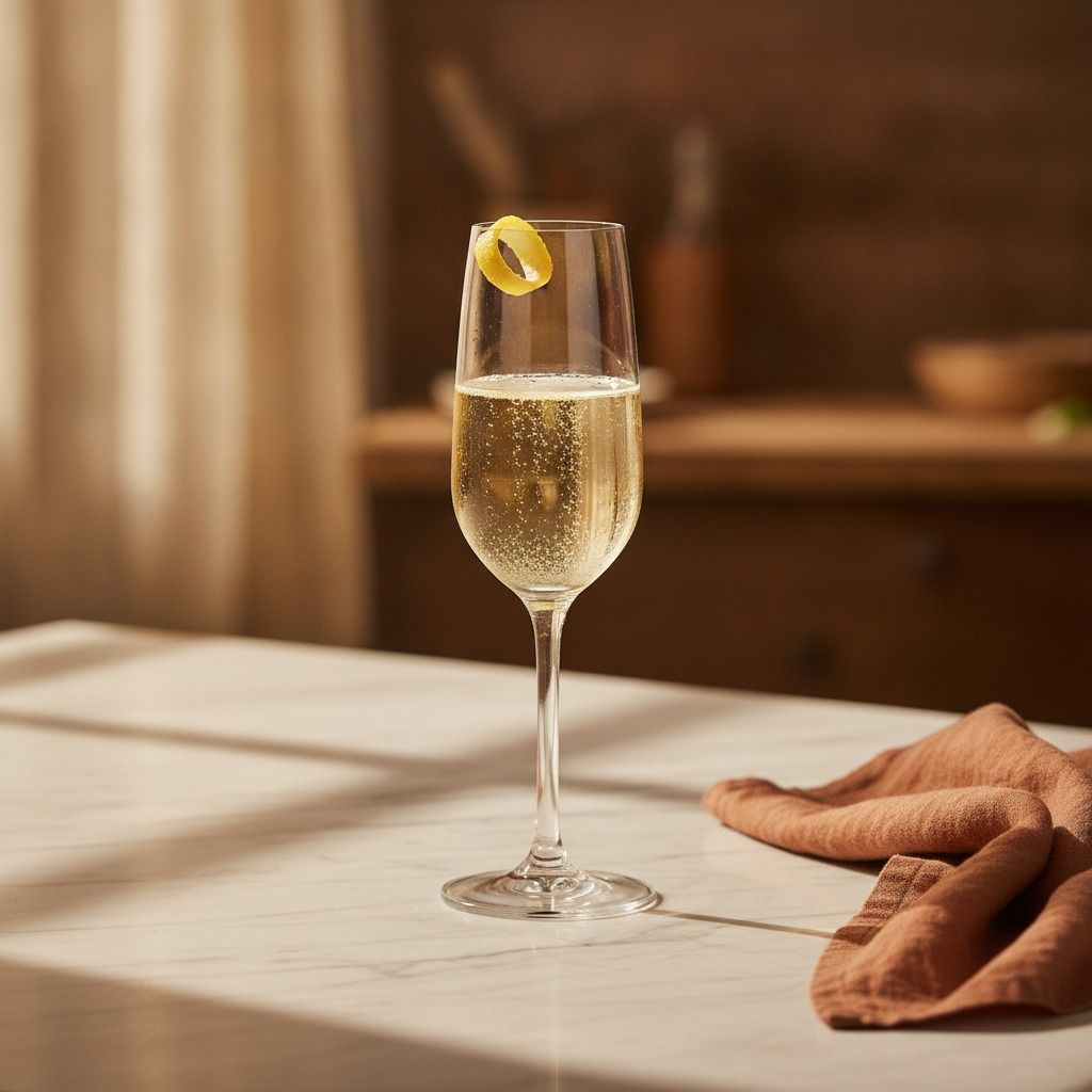 The Grand Budapest Champagne Cocktail (AI-generated preview)