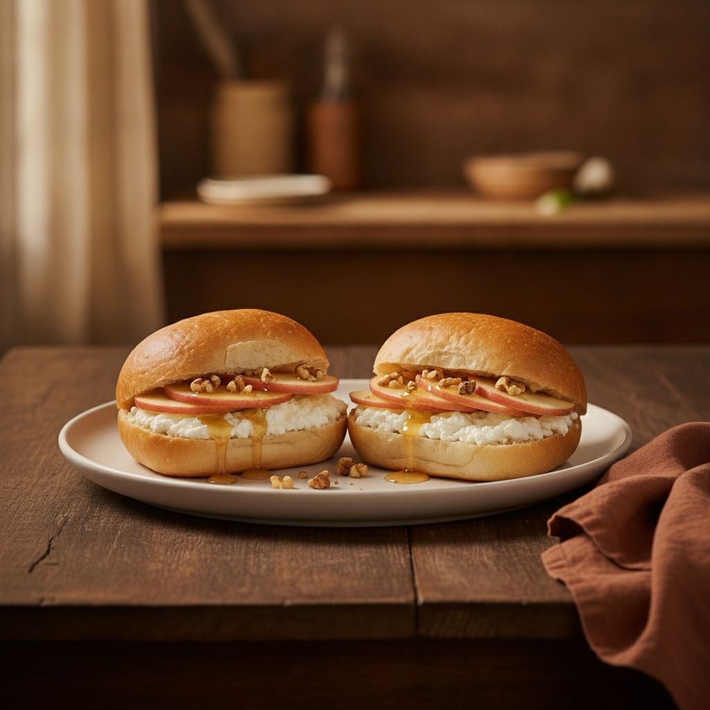 Goat Cheese and Apple Rolls (AI-generated preview)