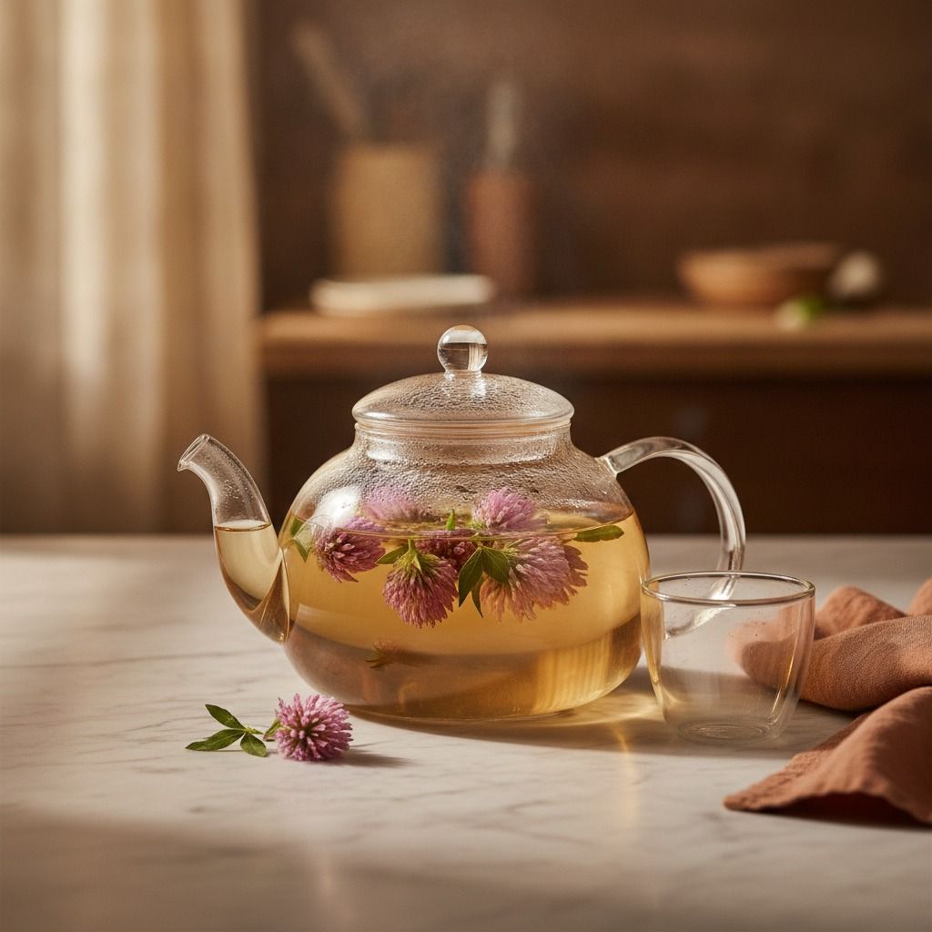 Wild Bergamot & Red Clover Tea (AI-generated preview)