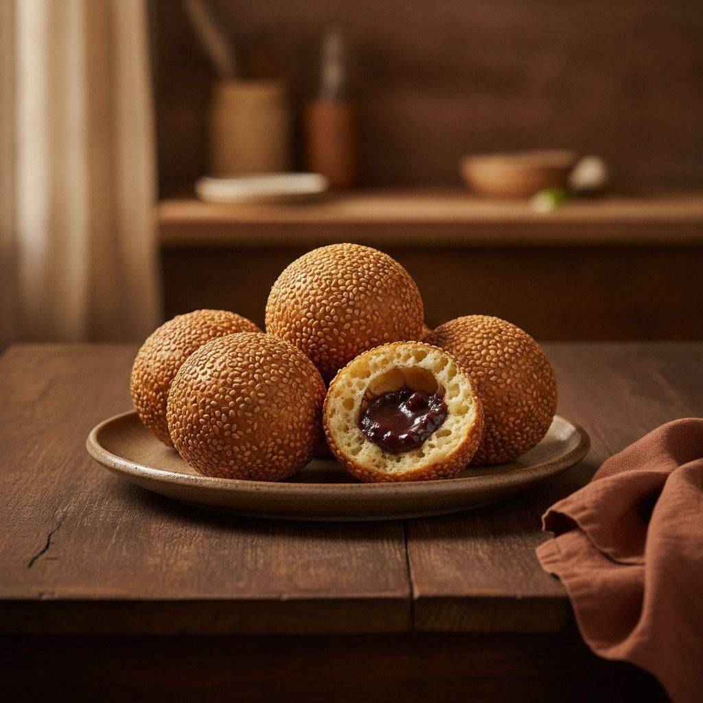 Sesame Balls (Jian Dui) (AI-generated preview)