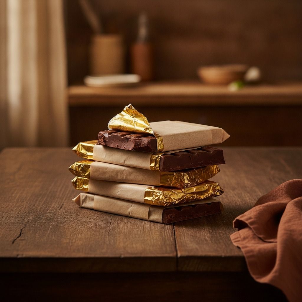 Homemade Wonka Bars (AI-generated preview)
