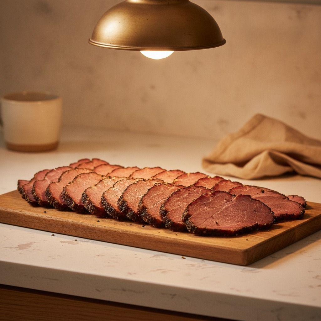 Short Rib Pastrami Suya (AI-generated preview)