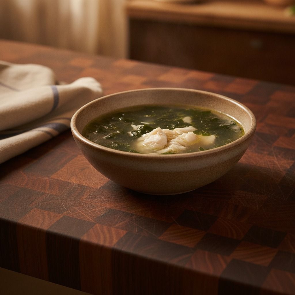 Flounder Seaweed Soup (AI-generated preview)