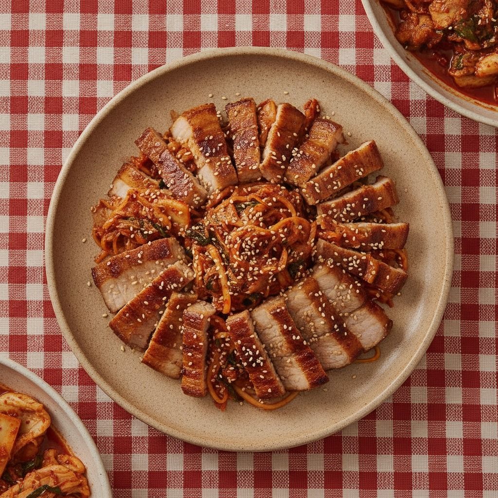 Mugeunji Pork Neck Salad (AI-generated preview)