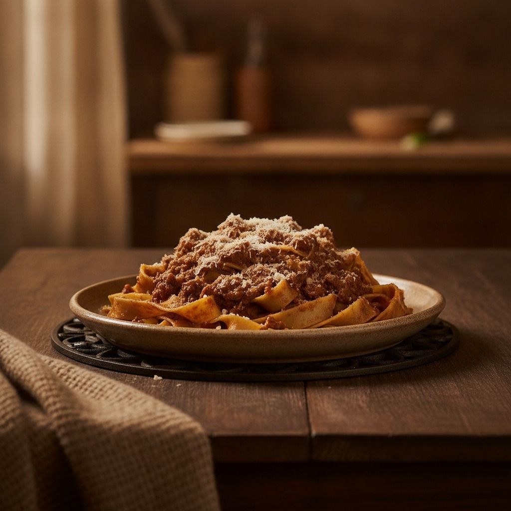 Pappardelle alla Lepre (AI-generated preview)