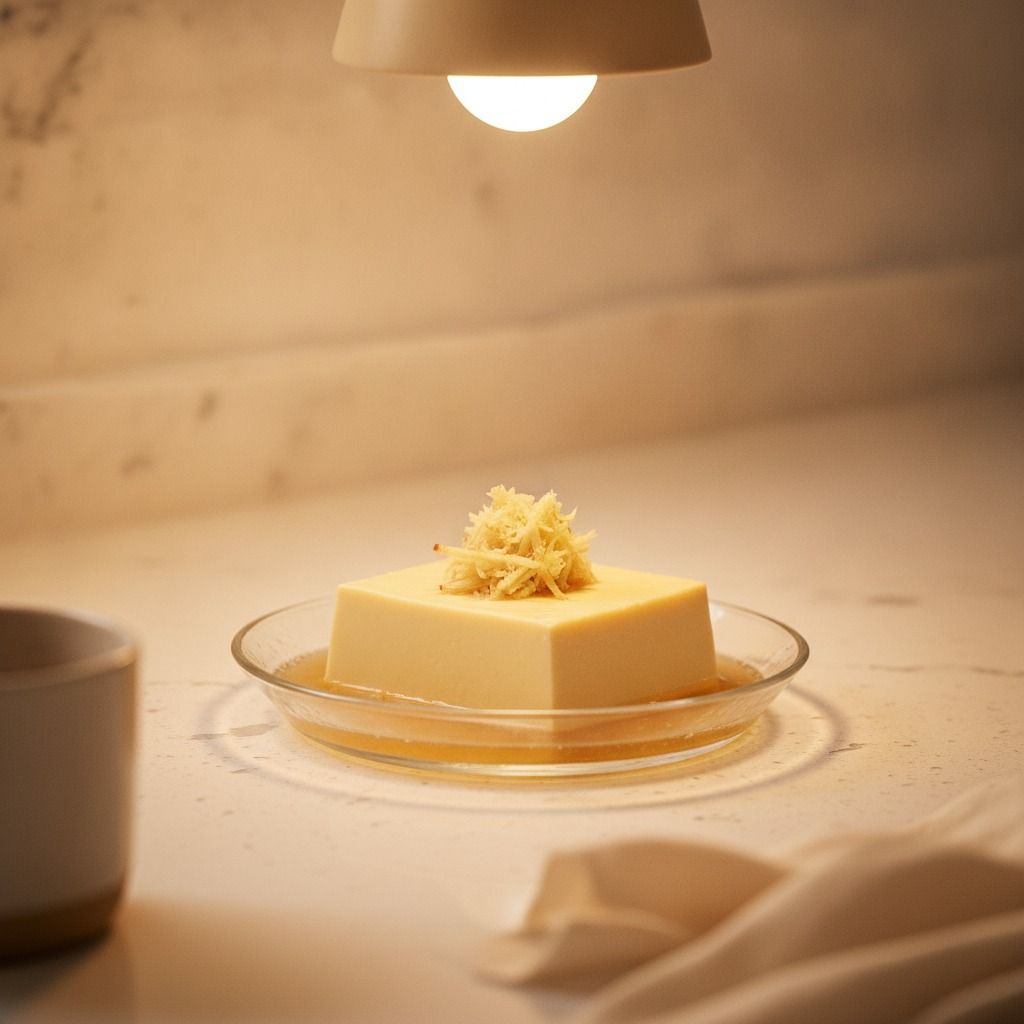 Egg Tofu (Tamago Dofu) (AI-generated preview)