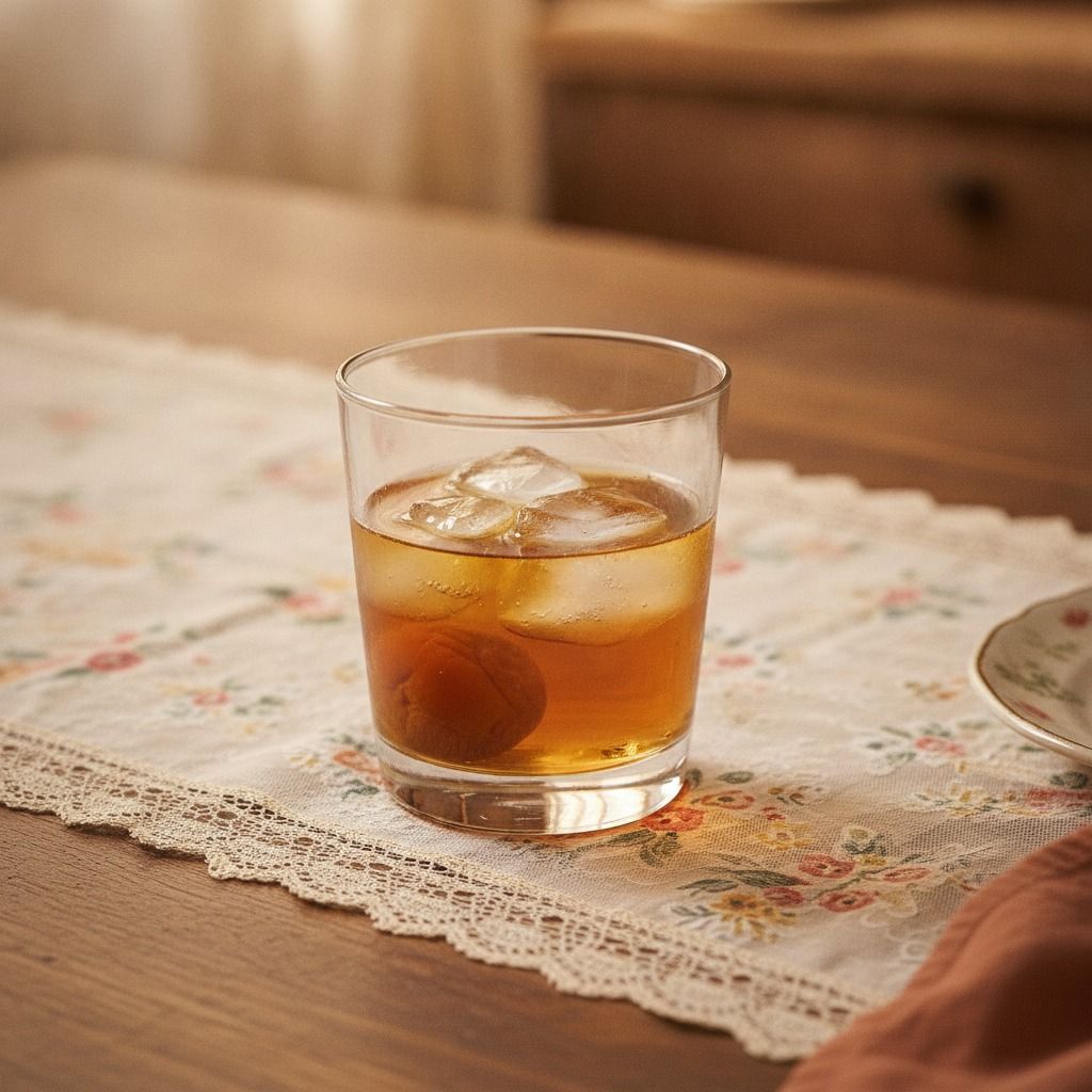 Homemade Plum Wine (Umeshu) (AI-generated preview)