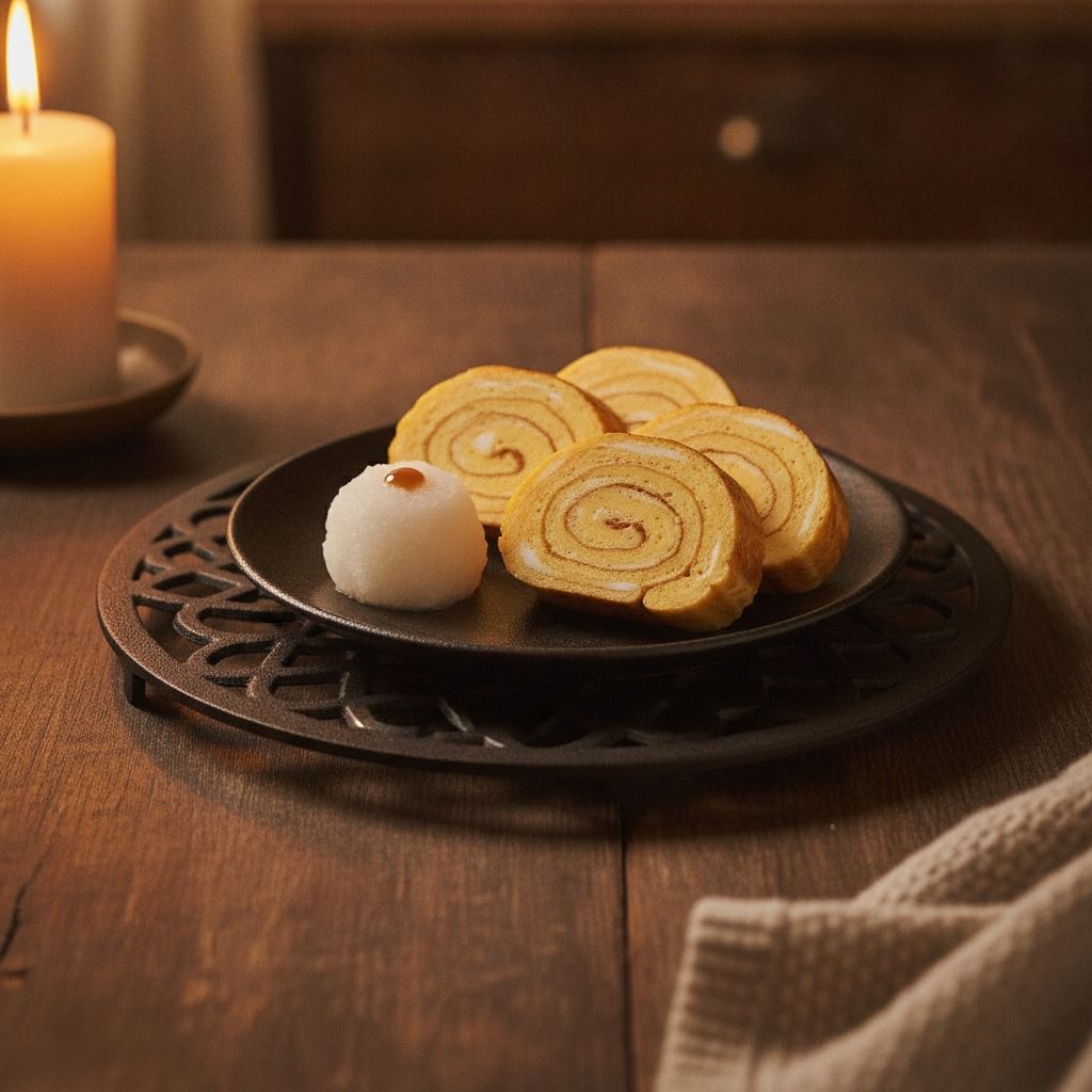 Sweet Rolled Omelet (Tamagoyaki) (AI-generated preview)
