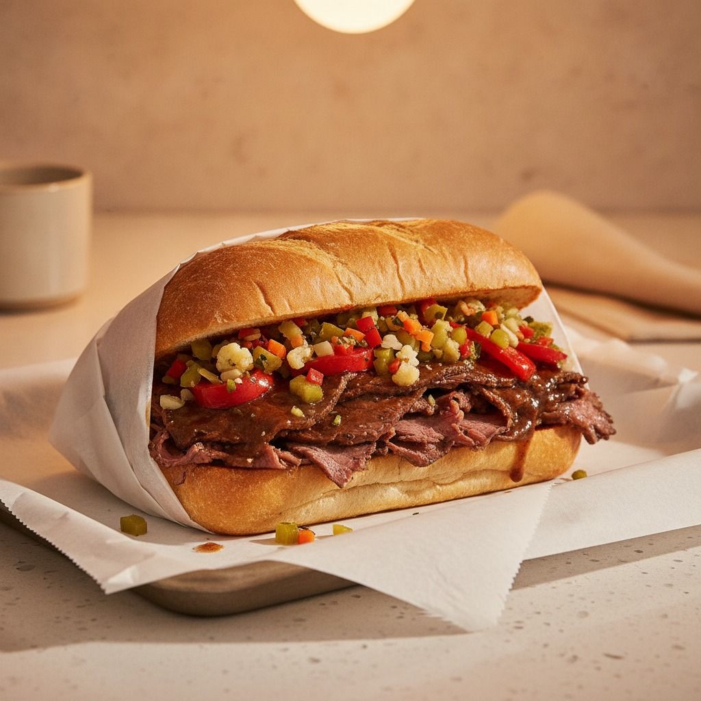 Italian Beef Sandwiches (AI-generated preview)