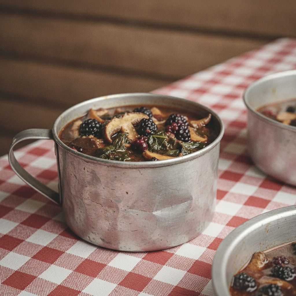 Foraged Mushroom and Berry Stew (AI-generated preview)