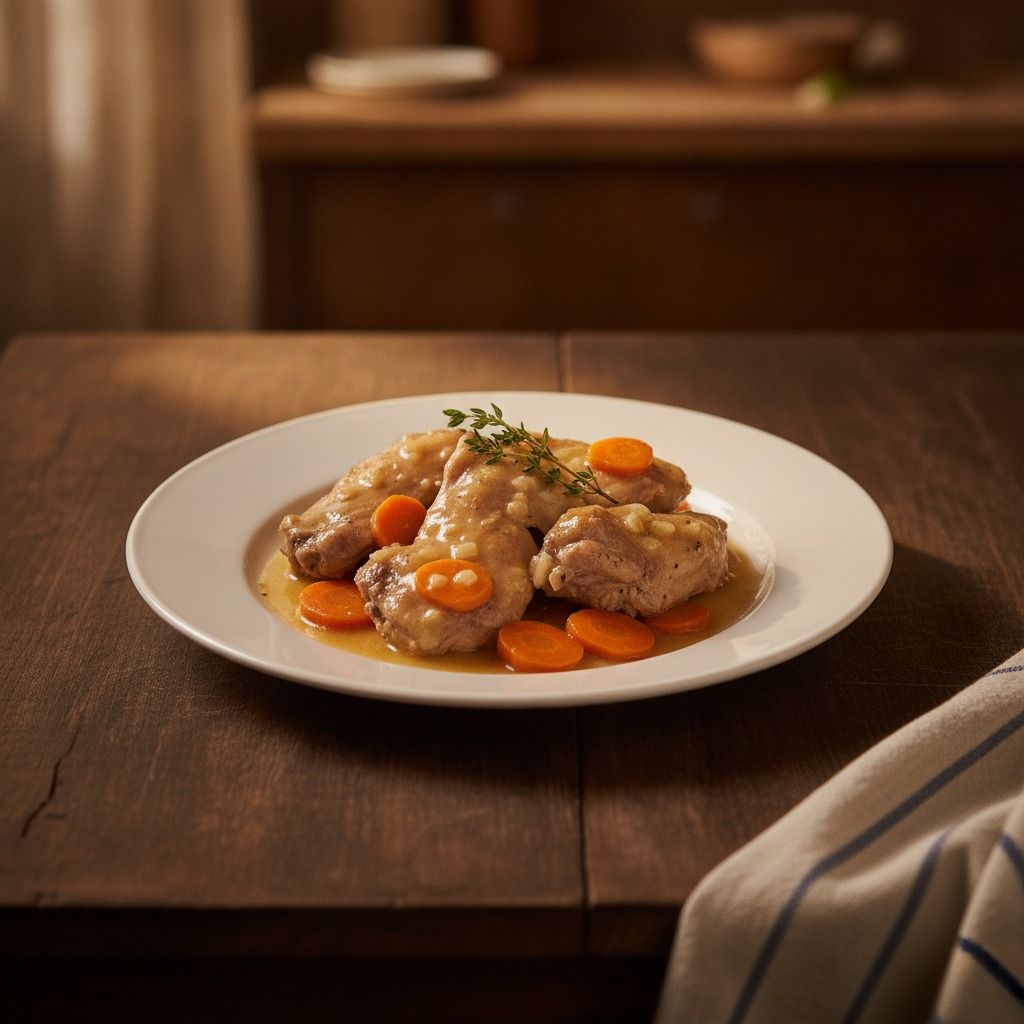 Shauna's Rabbit Dinner (AI-generated preview)